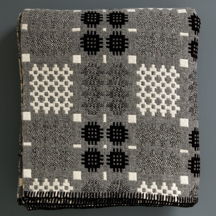 Welsh Tapestry Blanket Natural