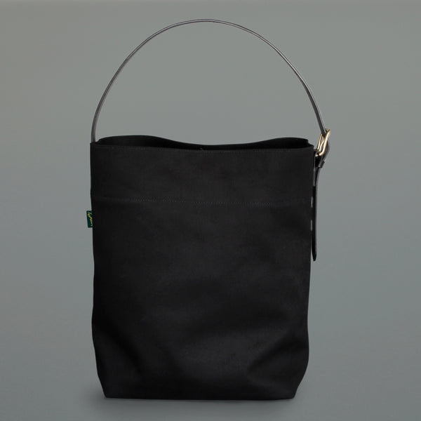Canvas Bucket Bag Black