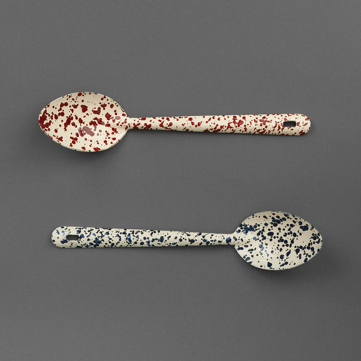 Marbled Enamel Serving Spoon