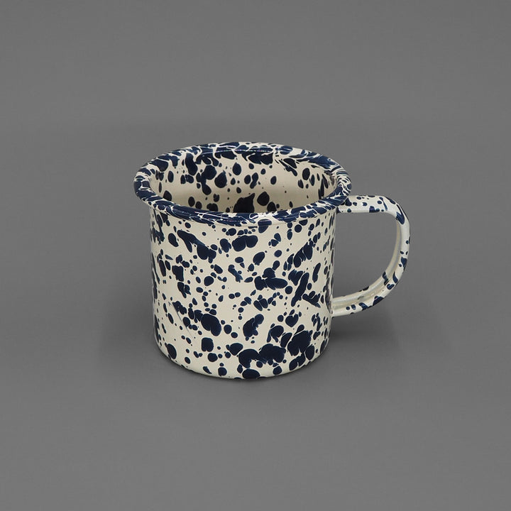 Marbled Enamel Mug Navy