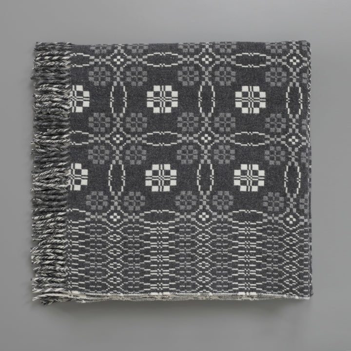 Welsh Tapestry Blanket Charcoal