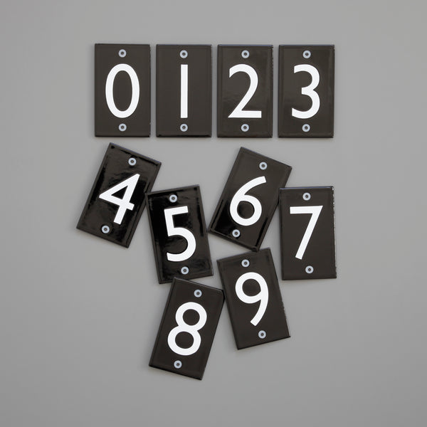 Enamel House Number