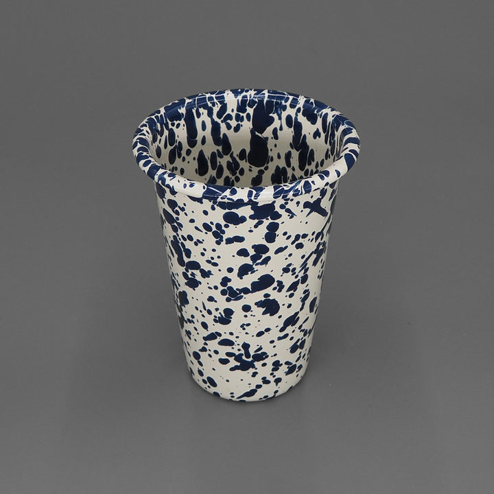 Marbled Enamel Tumbler Navy