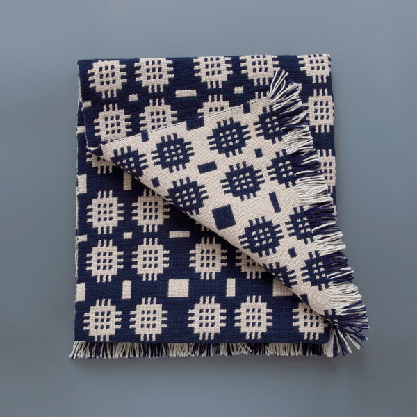 Welsh Floor Rug Navy | LABOUR AND WAIT