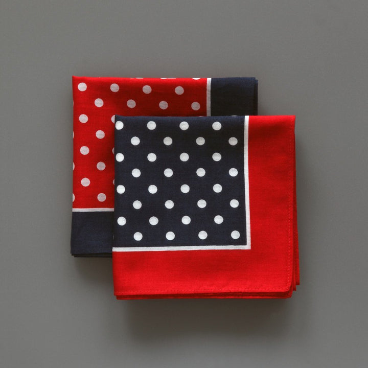 Border Spot Handkerchief